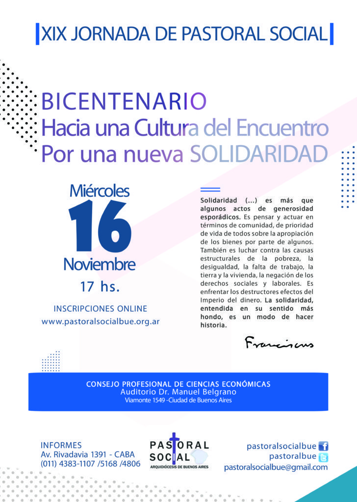 Jornadas pastoral social 2016